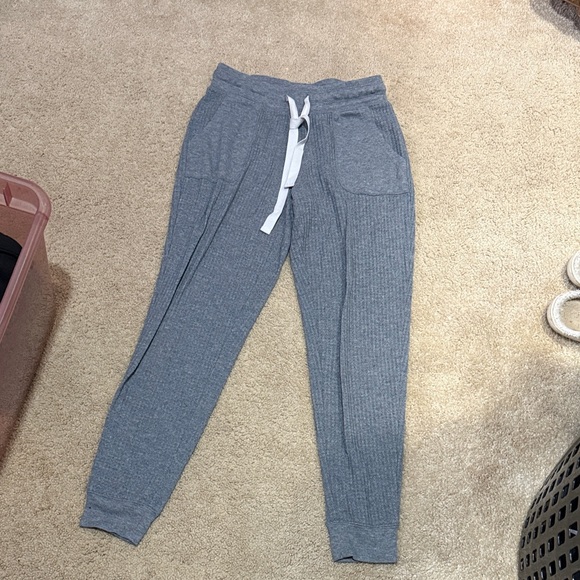 Alfani Gray Sweatpants with White Drawstring - Picture 1 of 4